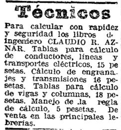1925-01-06_CLAUDIO_R._AZNAR_-_Manejo_de_la_Regla_de_Cálculo